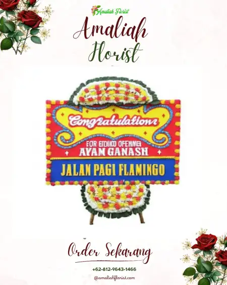 Sewa Papan Bunga Kuantan Mudik